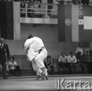 Brak daty, Warszawa, Polska.
Akademia Wychowania Fizycznego. Międzynarodowe Zawody w Judo.
Fot. Irena Jarosińska, zbiory Ośrodka KARTA
