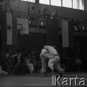 1978-1979, Warszawa, Polska.
Międzynarodowy Turniej Warszawski Judo w hali Akademii Wychowania Fizycznego.
Fot. Irena Jarosińska, zbiory Fundacji Ośrodka KARTA