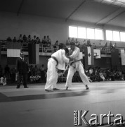 1978-1979, Warszawa, Polska.
Międzynarodowy Turniej Warszawski Judo w hali Akademii Wychowania Fizycznego.
Fot. Irena Jarosińska, zbiory Fundacji Ośrodka KARTA