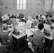 Lata 60. lub 70., Piława Górna, Polska.
Krawcowe z Zakładu Przemysłu Odzieżowego 