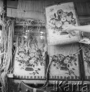 Lata 60., Gdańsk, Polska.
Gobelin wykonany według projektu w Spółdzielni Pracy Rękodzieła Artystycznego „Artes”.
Fot. Irena Jarosińska, zbiory Ośrodka KARTA

