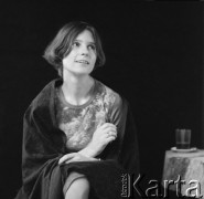 1976, Warszawa, Polska.
Dziennikarka Małgorzata Dzieduszycka-Ziemilska.
Fot. Irena Jarosińska, zbiory Ośrodka KARTA