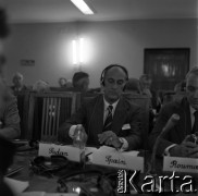 10.09.1974, Skierniewice, Polska.
XIX Międzynarodowy Kongres Ogrodniczy w Instytucie Sadownictwa, n/z J.Miranda.
Fot. Irena Jarosińska, zbiory Ośrodka KARTA