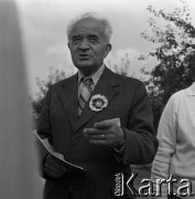 10.09.1974, Skierniewice, Polska.
XIX Międzynarodowy Kongres Ogrodniczy w Instytucie Sadownictwa, n/z profesor Szczepan Pieniążek.
Fot. Irena Jarosińska, zbiory Ośrodka KARTA