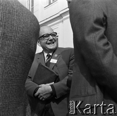 10.09.1974, Skierniewice, Polska.
XIX Międzynarodowy Kongres Ogrodniczy w Instytucie Sadownictwa.
Fot. Irena Jarosińska, zbiory Ośrodka KARTA