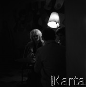 Lata 50., Warszawa, Polska.
Kawiarnia.
Fot. Irena Jarosińska, zbiory Fundacji Ośrodka KARTA