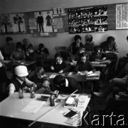 Lata 60., Warszawa, Polska.
Szkoła dla dzieci ze specjalnymi potrzebami edukacyjnymi (ówcześnie tzw. 