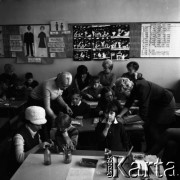 Lata 60., Warszawa, Polska.
Szkoła dla dzieci ze specjalnymi potrzebami edukacyjnymi (ówcześnie tzw. 