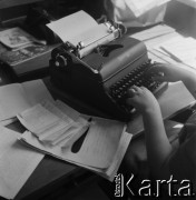 Lata 50., Warszawa, Polska.
Redakcja czasopisma 