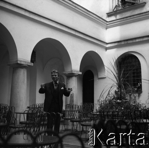 1971, Warszawa, Polska.
Wojciech Siemion, aktor.
Fot. Irena Jarosińska, zbiory Fundacji Ośrodka KARTA
