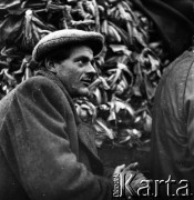 Lata 50., Warszawa, Polska.
Bazar Zieleniak.
Fot. Irena Jarosińska, zbiory Fundacji Ośrodka KARTA