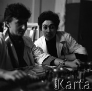 1959, Warszawa, Polska.
Archiwum Wytwórni Filmów Dokumentalnych (WFD) na ulicy Chełmskiej.
Fot. Irena Jarosińska, zbiory Fundacji Ośrodka KARTA