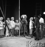 1961, Warszawa, Polska.
Casting do roli Wawrzka w filmie 