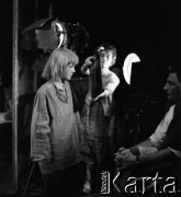 1961, Warszawa, Polska.
Casting do roli Wawrzka w filmie 