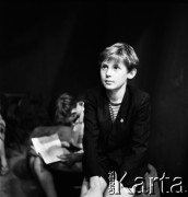 1961, Warszawa, Polska.
Casting do roli Wawrzka w filmie 