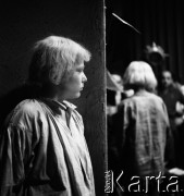 1961, Warszawa, Polska.
Casting do roli Wawrzka w filmie 