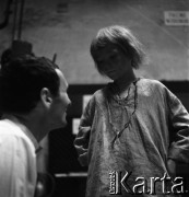 1961, Warszawa, Polska.
Casting do roli Wawrzka w filmie 