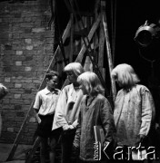 1961, Warszawa, Polska.
Casting do roli Wawrzka w filmie 