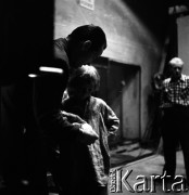 1961, Warszawa, Polska.
Casting do roli Wawrzka w filmie 