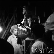 1961, Warszawa, Polska.
Casting do roli Wawrzka w filmie 