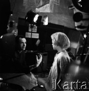 1961, Warszawa, Polska.
Casting do roli Wawrzka w filmie 
