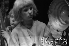 1961, Warszawa, Polska.
Casting do roli Wawrzka w filmie 