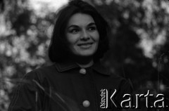 09.1959, Lądek Zdrój, woj. wrocławskie, Polska.
Aktorka Zofia Słaboszowska - sesja zdjęciowa podczas realizacji filmu 