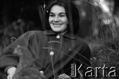09.1959, Lądek Zdrój, woj. wrocławskie, Polska.
Aktorka Zofia Słaboszowska - sesja zdjęciowa podczas realizacji filmu 