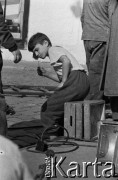 09.1959, Lądek Zdrój, woj. wrocławskie, Polska.
Plan zdjęciowy do filmu 