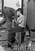09.1959, Lądek Zdrój, woj. wrocławskie, Polska.
Plan zdjęciowy do filmu 