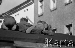 09.1959, Lądek Zdrój, woj. wrocławskie, Polska.
Plan zdjęciowy do filmu 