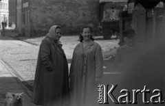 09.1959, Lądek Zdrój, woj. wrocławskie, Polska.
Mieszkańcy miasteczka podczas kręcenia ujęć do filmu 