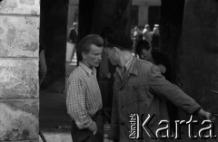 09.1959, Lądek Zdrój, woj. wrocławskie, Polska.
Plan zdjęciowy do filmu 