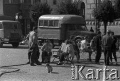 09.1959, Lądek Zdrój, woj. wrocławskie, Polska.
Plan zdjęciowy do filmu 