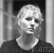 Lata 60., Polska.
Piosenkarka Anna German.
Fot. Irena Jarosińska, zbiory Ośrodka KARTA