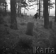 Lata 60., Bohoniki koło Sokółki, Polska.
Cmentarz.
Fot. Irena Jarosińska, zbiory Ośrodka KARTA