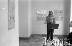1989, Zamość, woj. zamojskie, Polska.
Wernisaż wystawy 