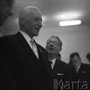 1967, Wrocław, Polska.
150-lecie Zakładu Narodowego im. Ossolińskich. Nz. dyrektor Franciszek Pajączkowski.
Fot. Irena Jarosińska, zbiory Ośrodka KARTA   
