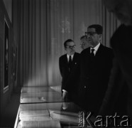 1967, Wrocław, Polska.
150-lecie Zakładu Narodowego im. Ossolińskich. Nz. Profesor Stanisław Kulczyński, w tym czasie prezes Stronnictwa Demokratycznego.
Fot. Irena Jarosińska, zbiory Ośrodka KARTA   
