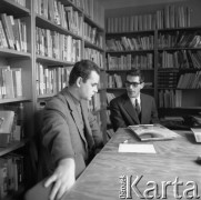 1975, Polska.
Socjolodzy.
Fot. Irena Jarosińska, zbiory Ośrodka KARTA