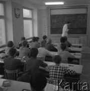 Lata 70., Lublin, Polska.
Uniwersytet im. Marii Curie-Skłodowskiej w Lublinie.
Fot. Irena Jarosińska, zbiory Ośrodka KARTA