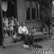 1970, Sierpc, Polska.
Rzeźbiarz Mieczysław Ruszkowski.
Fot. Irena Jarosińska, zbiory Ośrodka KARTA