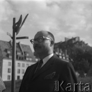 Lata 70., Warszawa, Polska.
Profesor socjologii Alvin Lee Bertrand.
Fot. Irena Jarosińska, zbiory Ośrodka KARTA