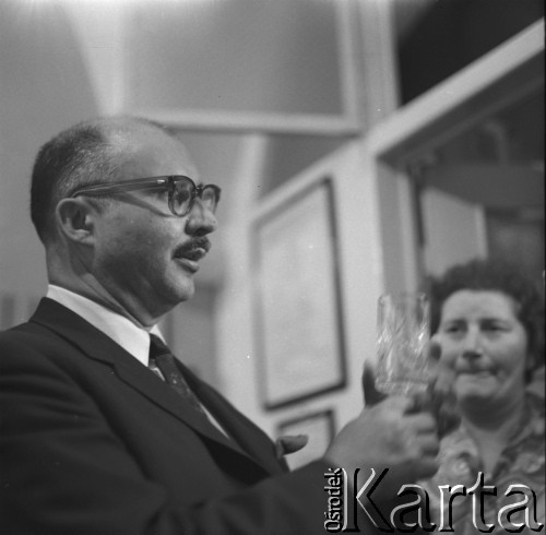 Lata 70., Warszawa, Polska.
Profesor socjologii Alvin Lee Bertrand.
Fot. Irena Jarosińska, zbiory Ośrodka KARTA