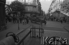 Brak daty, Ostrów Wielkopolski, Polska.
II Ogólnopolski Festyn Ludowo-Strażacki. Skrzyżowanie ulic Wolności i Kolejowej.
Fot. Irena Jarosińska, zbiory Ośrodka KARTA