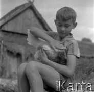 Lata 50., Polska.
Marek Jarosiński, syn fotografki Ireny Jarosińskiej.
Fot. Irena Jarosińska, zbiory Ośrodka KARTA