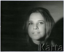 Lata 70., Polska.
Dorota Waligórska.
Fot. Irena Jarosińska, zbiory Ośrodka KARTA