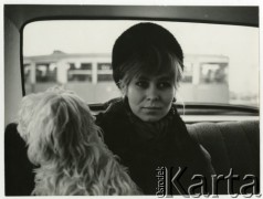 1967, Warszawa, Polska.
Aktorka Joanna Szczerbic.
Fot. Irena Jarosińska, zbiory Ośrodka KARTA