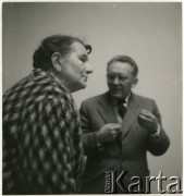 Brak, daty, Polska.
Rozmowa.
Fot. Irena Jarosińska, zbiory Ośrodka KARTA