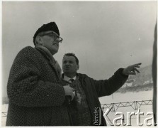 Lata 60., Zakopane, Polska.
Z lewej inżynier architekt Stanisław Karpiel.
Fot. Irena Jarosińska, zbiory Ośrodka KARTA